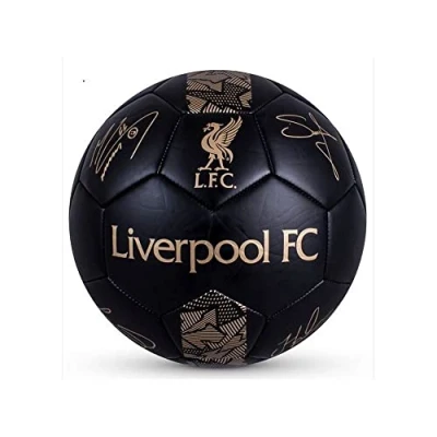 Afbeelding van Liverpool FC voetbal maat 5 inclusief handtekeningen