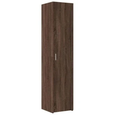 Afbeelding van vidaXL Hoge kast 40x42,5x185 cm bewerkt hout bruin eikenkleurig