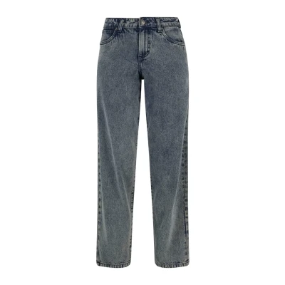 Afbeelding van Urban Classics Straight leg jeans, Dames, Maat: 26, Dirty washed