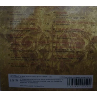 Afbeelding van Arve Tellefsen &amp; Nidarosdomens Guttekor Aria (CD)