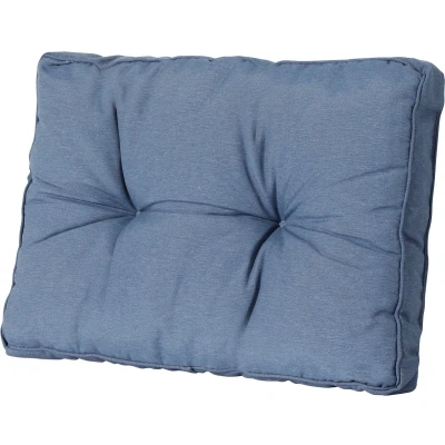 Afbeelding van Madison Florance loungekussen rug 60x40 cm Panama Saffier Blue