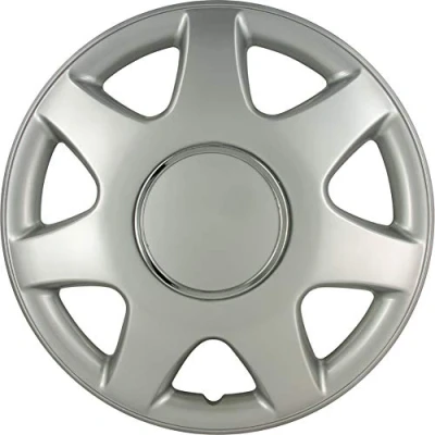 Image de AutoStyle capuchons de moyeu Florida 13 pouces ABS argent lot 4