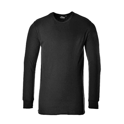 Afbeelding van Thermisch T Shirt Lange Mouw maat 4XL, Black