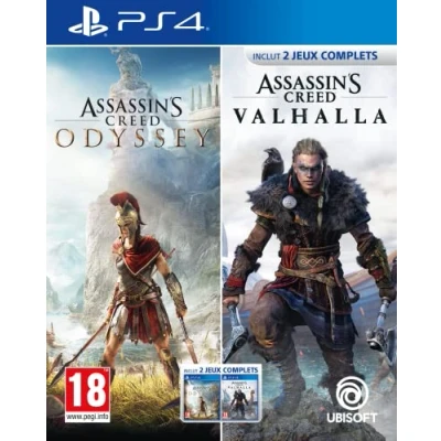 Image de Compilation Assassin’s Creed Odyssey + Assassin&#039;s Valhalla PS4