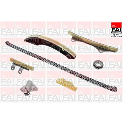Afbeelding van FAI AutoParts TCK261NG Distributiekettingset Zonder pakking, Met tandwielen Simplex, Geruisloze ketting KIA: Picanto II, RIO 3, 3 Stufenheck