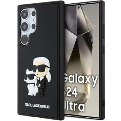 Afbeelding van Etui Karl Lagerfeld 3D Rubber Karl&amp;Choupette na Samsung Galaxy S24 Ultra czarne