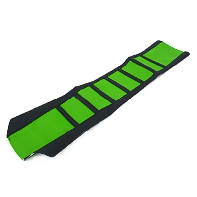 Afbeelding van Alamor Universele Soft Gripper Motorfiets Stoelhoes Rib Skin Rubber Crossmotor Enduro Groen