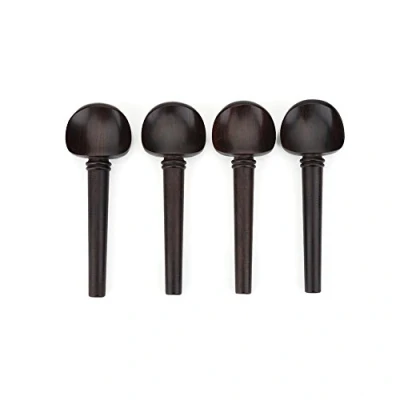 Afbeelding van 4 pluggen voor vioolcelstemming, ebbenhout, zonder pluggen, viool enkel, gereedschap muziekinstrumenten 4/4