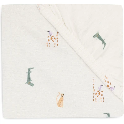 Afbeelding van Jollein kinderhoeslaken 60x120 cm jungle jambo