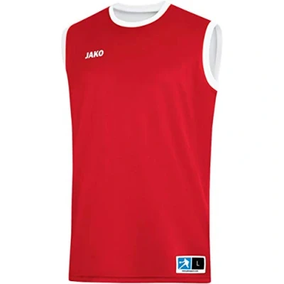 Afbeelding van JAKO Reversible shirt Change 2.0 Sportrood/wit