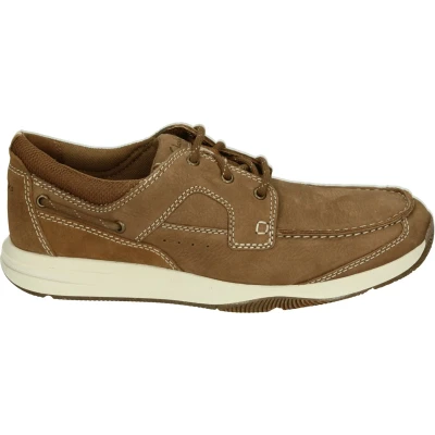 Afbeelding van Clarks Sailview Lace Veterschoen Mannen Bruin Maat 8