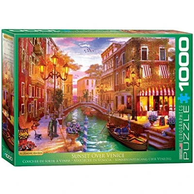 Afbeelding van Eurographics Dominic Davison Sunset OVER Venice Puzzel voor kinderen, Maat: One Size, Multicoloured