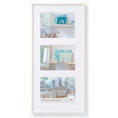 Image de walther design cadre photo blanc 3x 13x18 cm galerie avec passe partout, plastique New Lifestyle KV338W