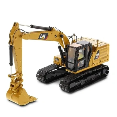 Afbeelding van Cat 323 HEX Graafmachine met 4 stukken gereedschap 1:50 Diecast Masters High Line Series