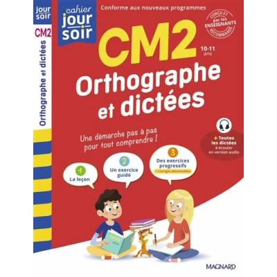 Image de Orthographe et dictées CM2 Cahier Jour Soir