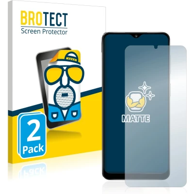 Afbeelding van BROTECT Screenprotector voor Samsung Galaxy A12 Nacho Folie Beschermfolie matte (2 Stuks)