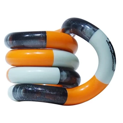 Afbeelding van Tangle Junior Classic Oranje/Grijs The Original Fidget Toy