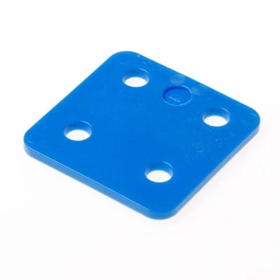 Afbeelding van GB Drukplaat zonder sleuf blauw kunststof 70 x 4mm 34704