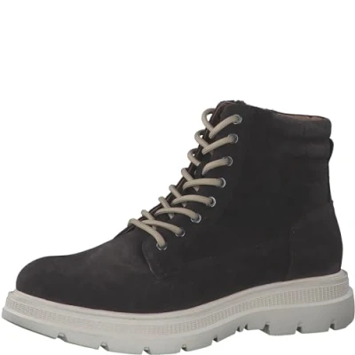 Afbeelding van s.Oliver Veterboots, Heren, Maat: 40, Dark brown Leer