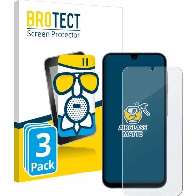 Afbeelding van BROTECT Screenprotector voor Samsung Galaxy A15 Folie Beschermfolie Beschermglas matte (3 Stuks)