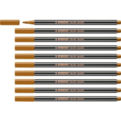 Afbeelding van Viltstift STABILO Pen 68/820 medium metallic koper