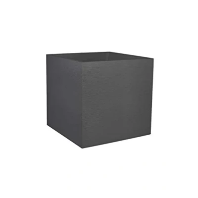Afbeelding van Bloempot EDA CF 6540042 Antraciet Donker grijs Plastic Vierkant 49,5 x cm
