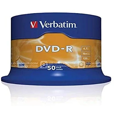 Afbeelding van Verbatim 43548 DVD R disc 4.7 GB 50 stuk(s) Spindel