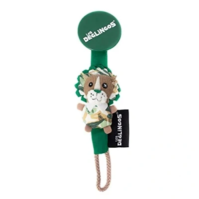 Afbeelding van Globe Trotoys Speenkoord, Juultje de leeuw. 20 cm