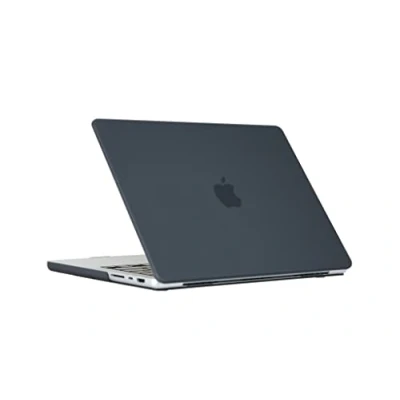 Afbeelding van Lunso Geschikt voor MacBook Pro 16 inch M1/M2 (2021 2023) cover hoes case Mat Zwart