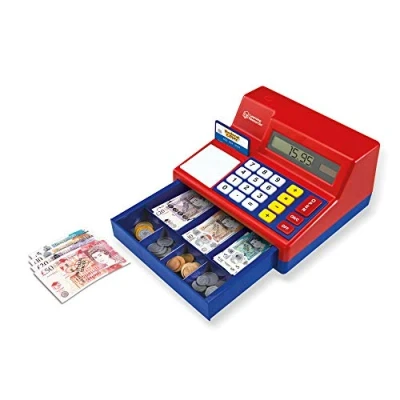 Afbeelding van Learning Resources Sterling Pretend &amp; Play kassa en rekenmachine
