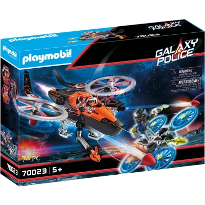 Afbeelding van PLAYMOBIL Galaxy Police piratenhelikopter