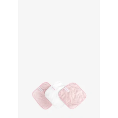 Afbeelding van Brushworks Makeup Remover Cloths 3 PACK Huidverzorgingsset, Dames, Maat: One Size, Pink &amp; white
