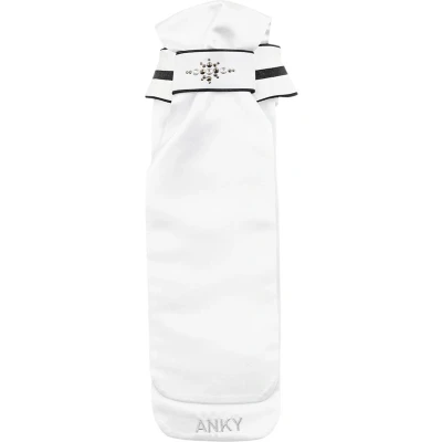 Afbeelding van Anky Plastron Stone deluxe Wit zwart