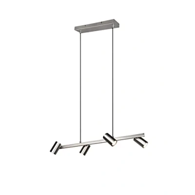 Afbeelding van Trio Leuchten Marley Hanglamp 4x GU10 Nikkel Mat