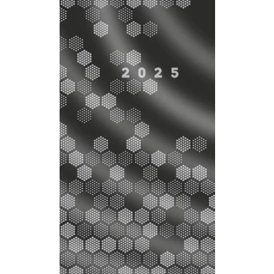 Afbeelding van rido/idé Zakagenda model M (2025), 2 pagina&#039;s = 1 maand, DIN A6, 32 pagina&#039;s, kartonnen omslag, zwart
