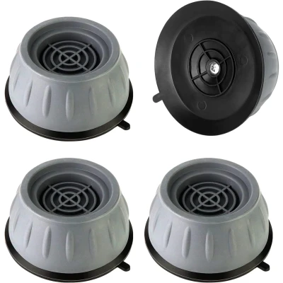 Afbeelding van 4 Stuks Trillingsdemper Wasmachine Antitrillingskussens demper pads Voetkussen Schokdemper Universele Anti vibratie Rubberen Voeten Antislip vibratiemat Voetkussens voor Droger Meubels bank enz