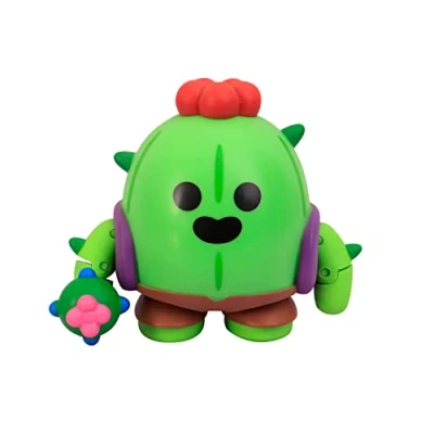 Afbeelding van Bizak Brawl Stars 64116011 actiefiguur Pack 1 in doos Spike, multiplayer actiefiguurtjes, 11 cm