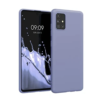 Afbeelding van kwmobile telefoonhoesje geschikt voor Samsung Galaxy A51 Hoesje smartphone Back cover in lavendelgrijs