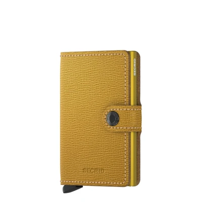 Afbeelding van Secrid Miniwallet portemonnee Crisple ochre Dames