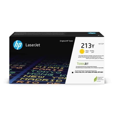 Image de HP 213Y À rendement extrêmement élevé jaune original LaserJet cartouche de toner (W2132Y) pour Color Enterprise MFP 6800dn