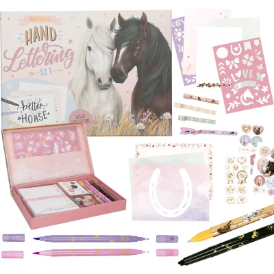 Afbeelding van Depesche Miss Melody 13433 brievenbus in paardendesign, schrijfset met briefpapier, enveloppen, stickers, pennen enz.