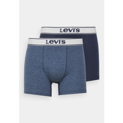 Afbeelding van Levi&#039;s MEN Vintage Heather Brief 2 PACK Onderbroeken, Heren, Maat: Small, Navy