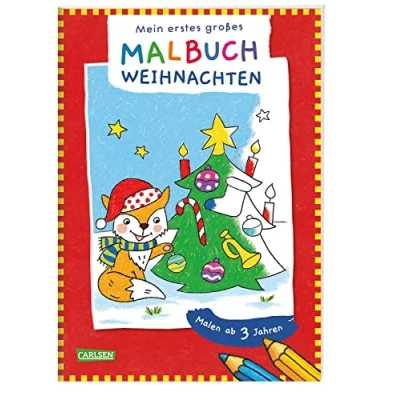 Afbeelding van Ausmalbilder für Kita Kinder: Mein erstes großes Malbuch: Weihnachten