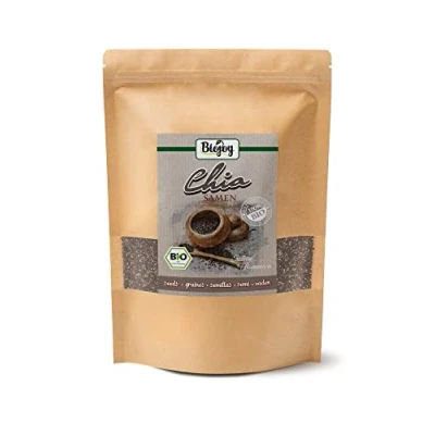 Afbeelding van Biojoy Biologische zwarte chiazaden (1 kg), heel en zonder additieven (Salvia hispanica)