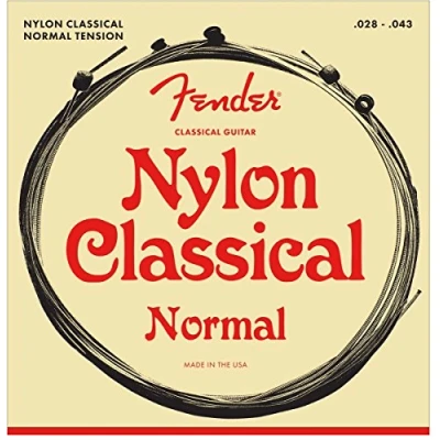 Afbeelding van Fender Nylon Git. snaren 130 Clear, Ball End Klassieke gitaarsnaren