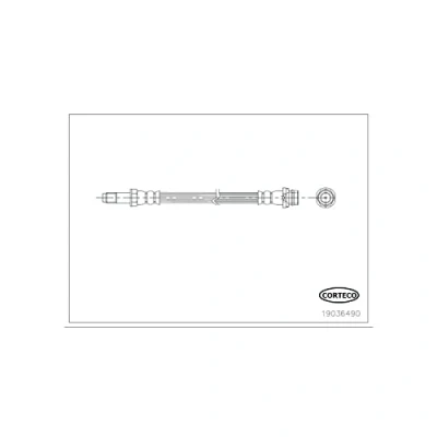 Afbeelding van CORTECO 19036490 Remslang Achteras 155 FORD: MONDEO 4 Turnier, S Max Mk1