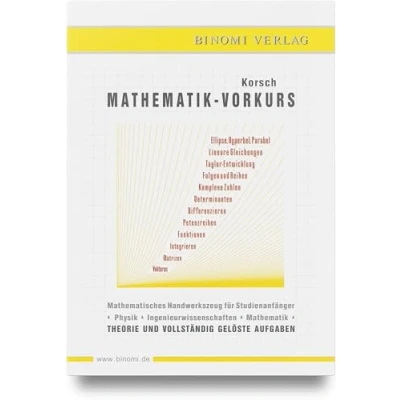 Afbeelding van Mathematik Vorkurs: Mathematisches Handwerkszeug für Studienanfänger