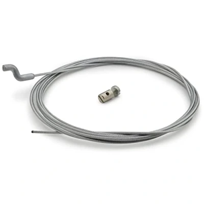Afbeelding van Easyboost Gaskabel, zacht, Ø 1,5 mm, met Z opzetstuk en broeikas, lengte 2,5 m, gashendel, carburateur, handgreep, reparatie voor grasmaaier, grastrimmer, tuinhelmstok