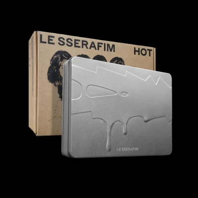 Afbeelding van Le Sserafim 5th Mini Album &#039;Hot&#039; (CD) (Tin Case Version)