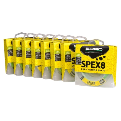 Afbeelding van Spro Spex8 Braid Lime Green (150m) Maat : 0.09mm (5.9kg)